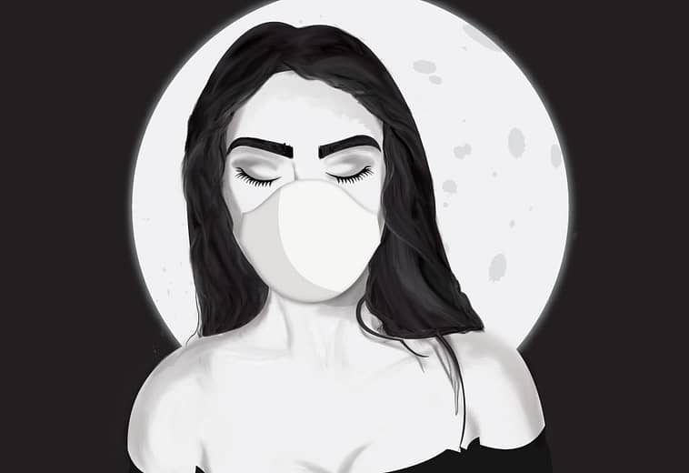 Moon Girl Illustration